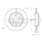 TOMEX Brakes Bremsscheibe